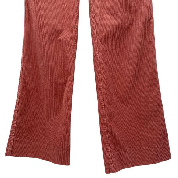 Joie Womens 0 Pants Corduroy High Rise Straight Leg Pink - Picture 3 of 8